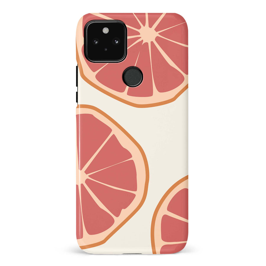Google Pixel 5 Grapefruit Phone Case