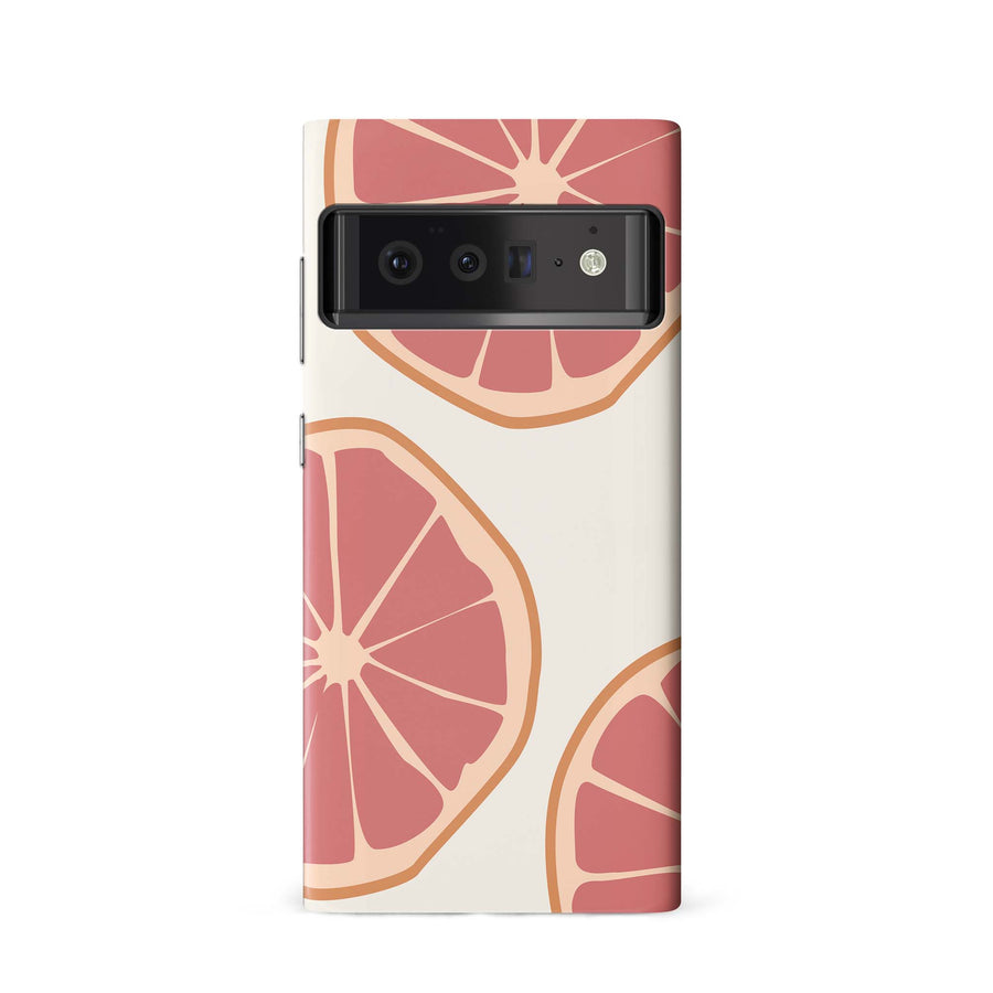 Google Pixel 6 Grapefruit Phone Case