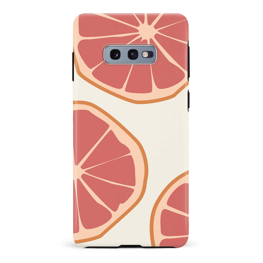 Samsung Galaxy S10e Grapefruit Phone Case