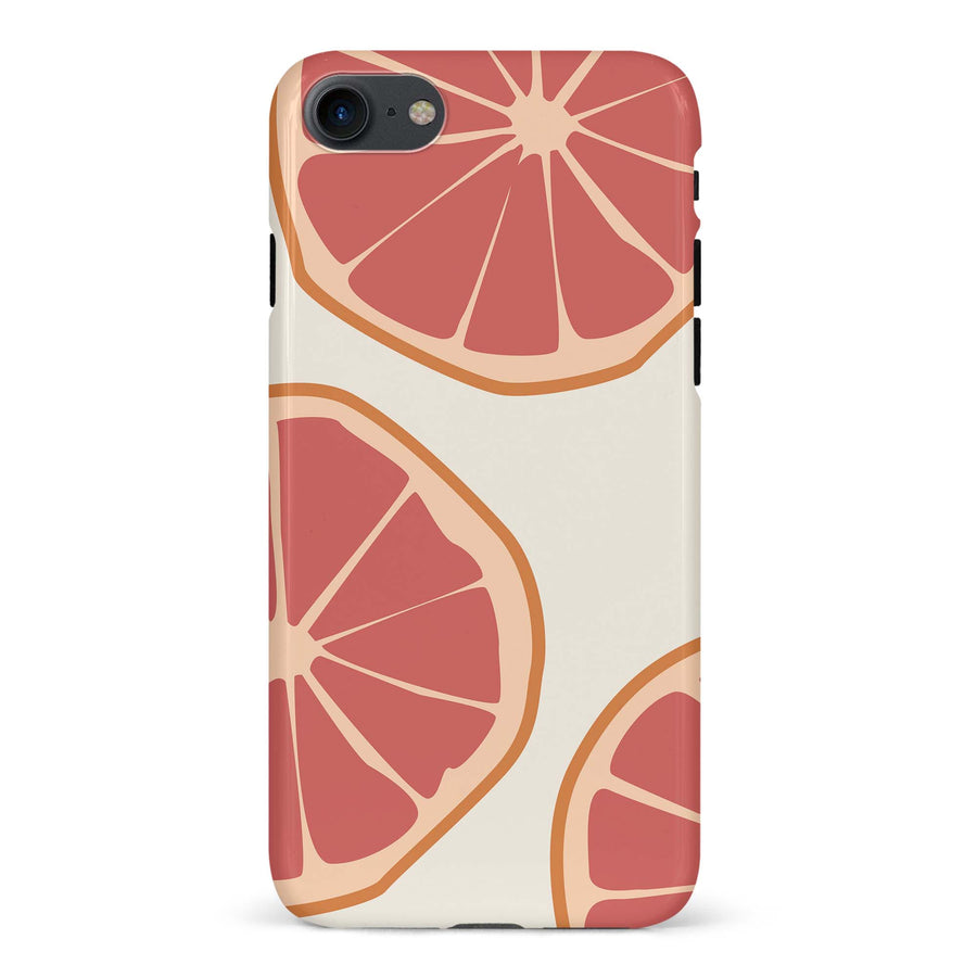 iPhone 7/8/SE Grapefruit Phone Case