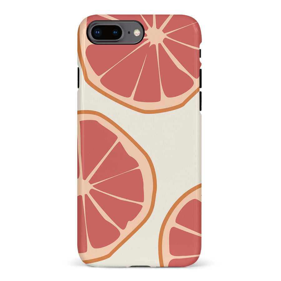 iPhone 8 Plus Grapefruit Phone Case