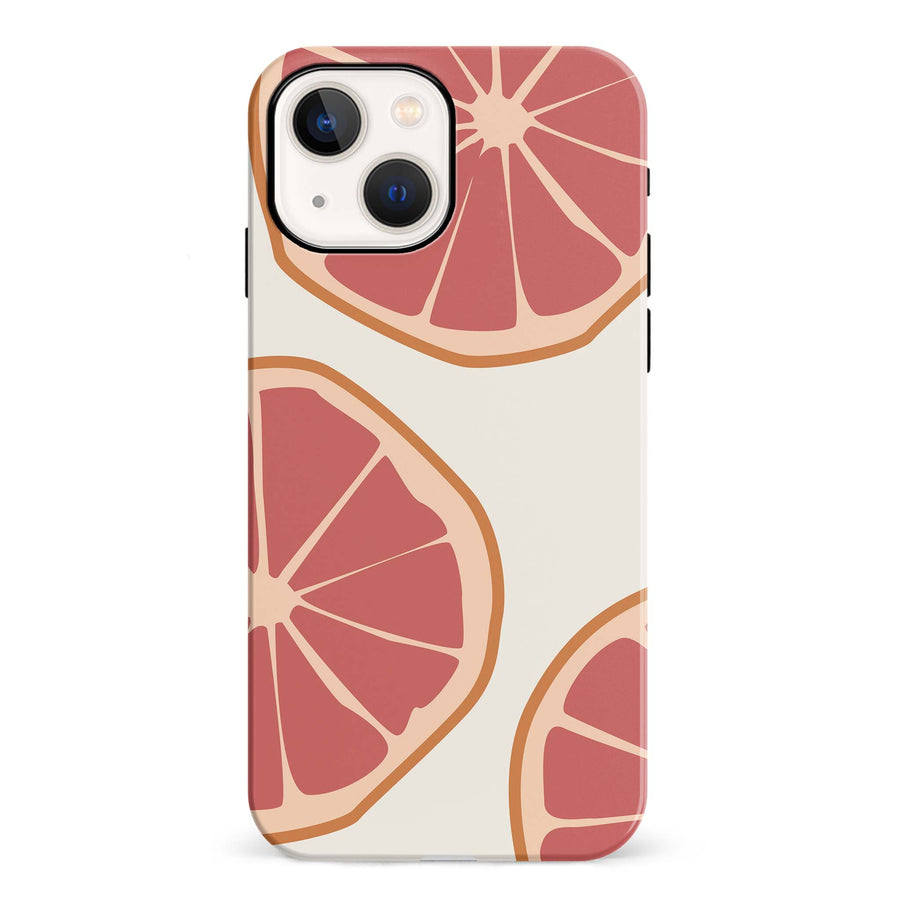 iPhone 13 Grapefruit Phone Case