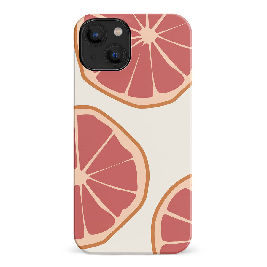 iPhone 14 Grapefruit Phone Case