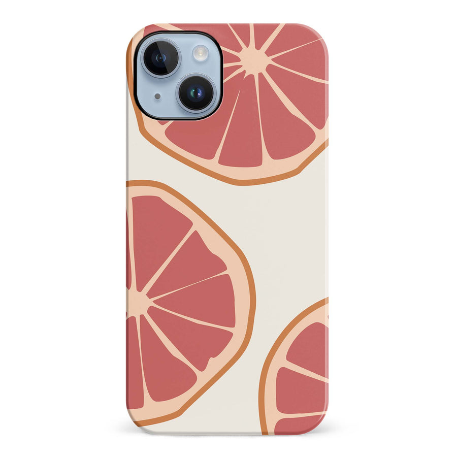 iPhone 14 Plus Grapefruit Phone Case