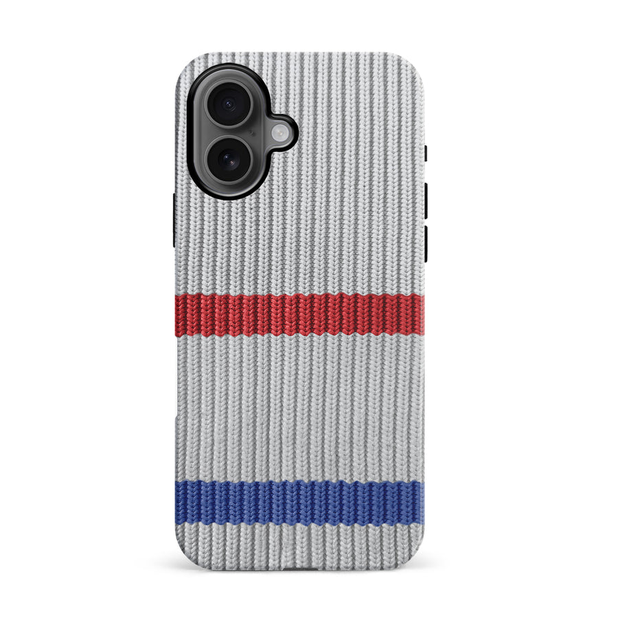 iPhone 16 Hockey Sock Phone Case - Montreal Canadiens Away