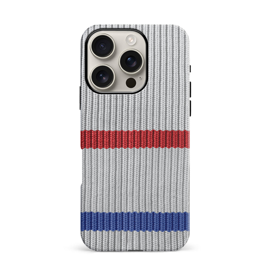 iPhone 16 Pro Hockey Sock Phone Case - Montreal Canadiens Away