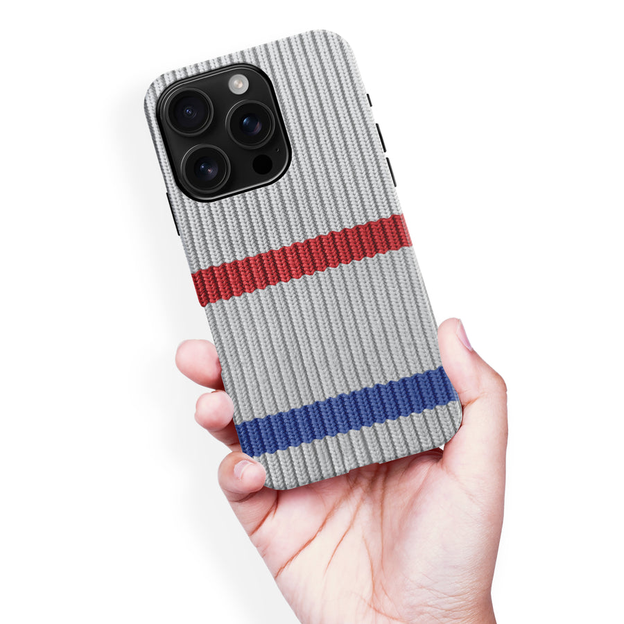 iPhone 16 Pro Max Hockey Sock Phone Case - Montreal Canadiens Away