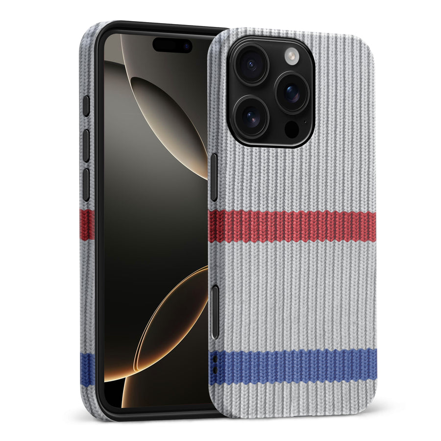 iPhone 16 Pro Max Hockey Sock Phone Case - Montreal Canadiens Away