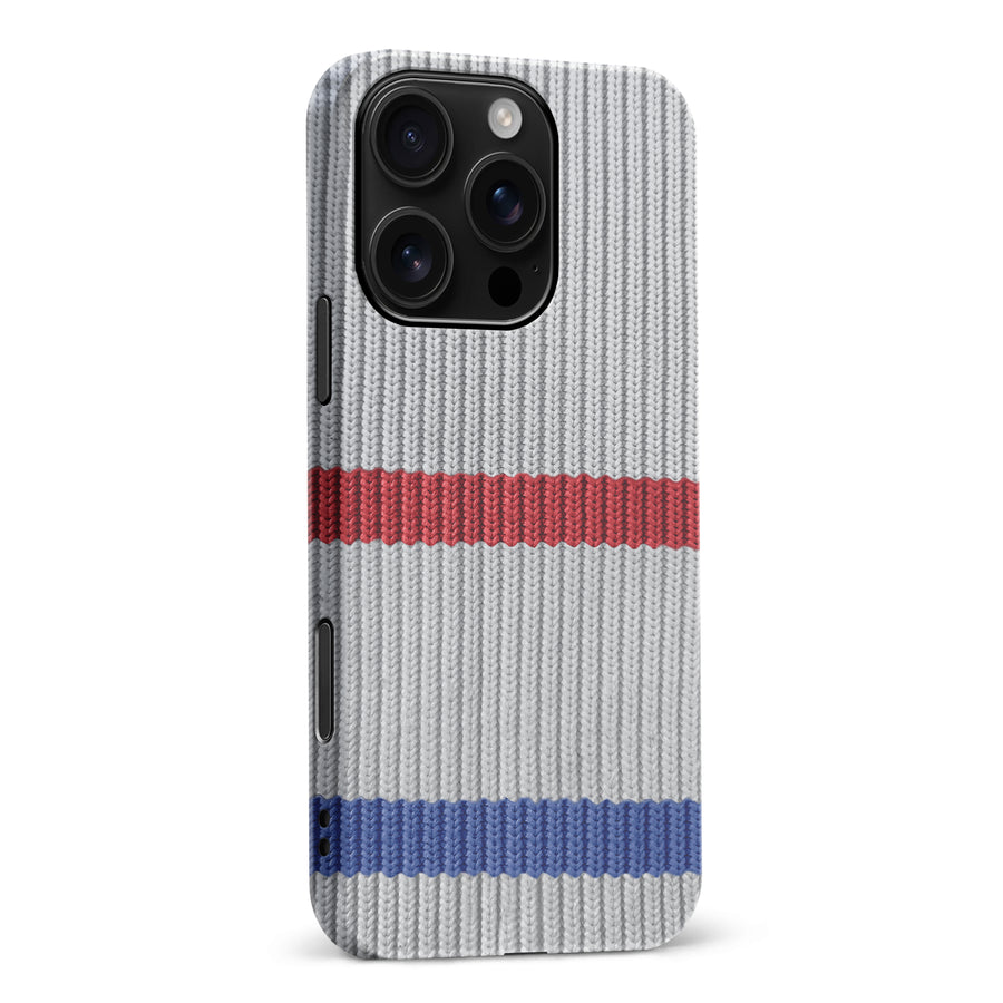 iPhone 16 Pro Max Hockey Sock Phone Case - Montreal Canadiens Away