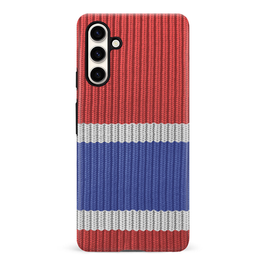 Samsung Galaxy S23 FE Hockey Sock Phone Case - Montreal Canadiens Home