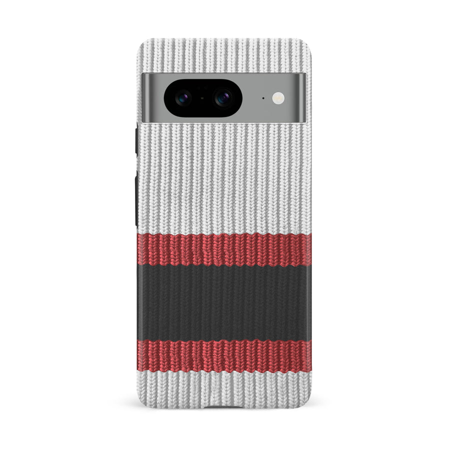 Google Pixel 8 Hockey Sock Phone Case - Ottawa Senators Away