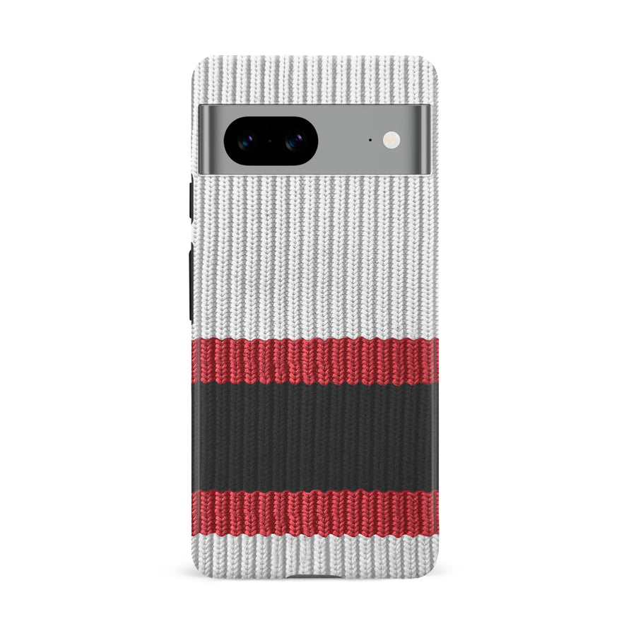 Google Pixel 8A Hockey Sock Phone Case - Ottawa Senators Away