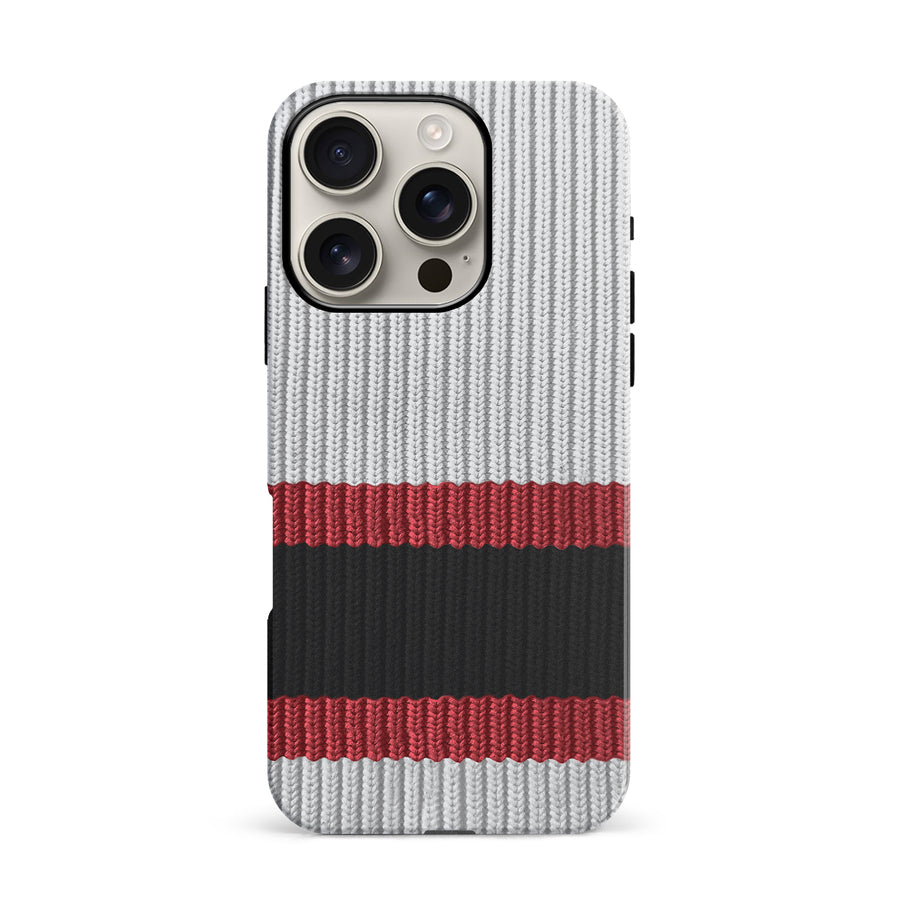 iPhone 16 Pro Hockey Sock Phone Case - Ottawa Senators Away