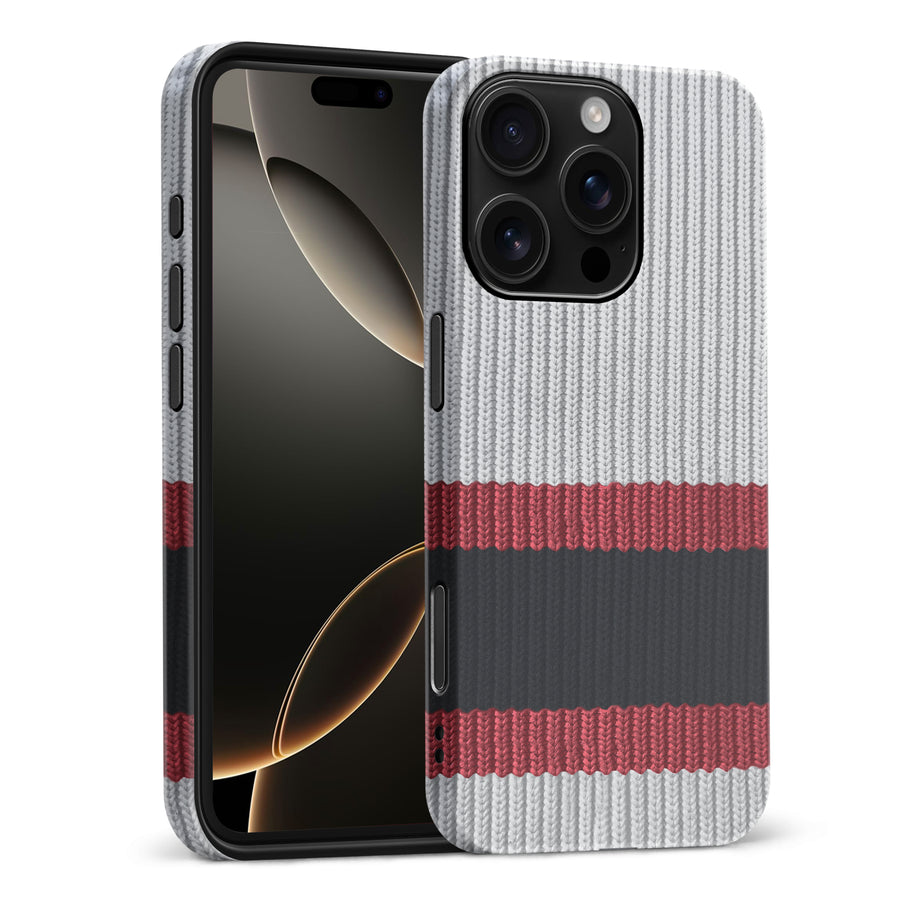 iPhone 16 Pro Max Hockey Sock Phone Case - Ottawa Senators Away