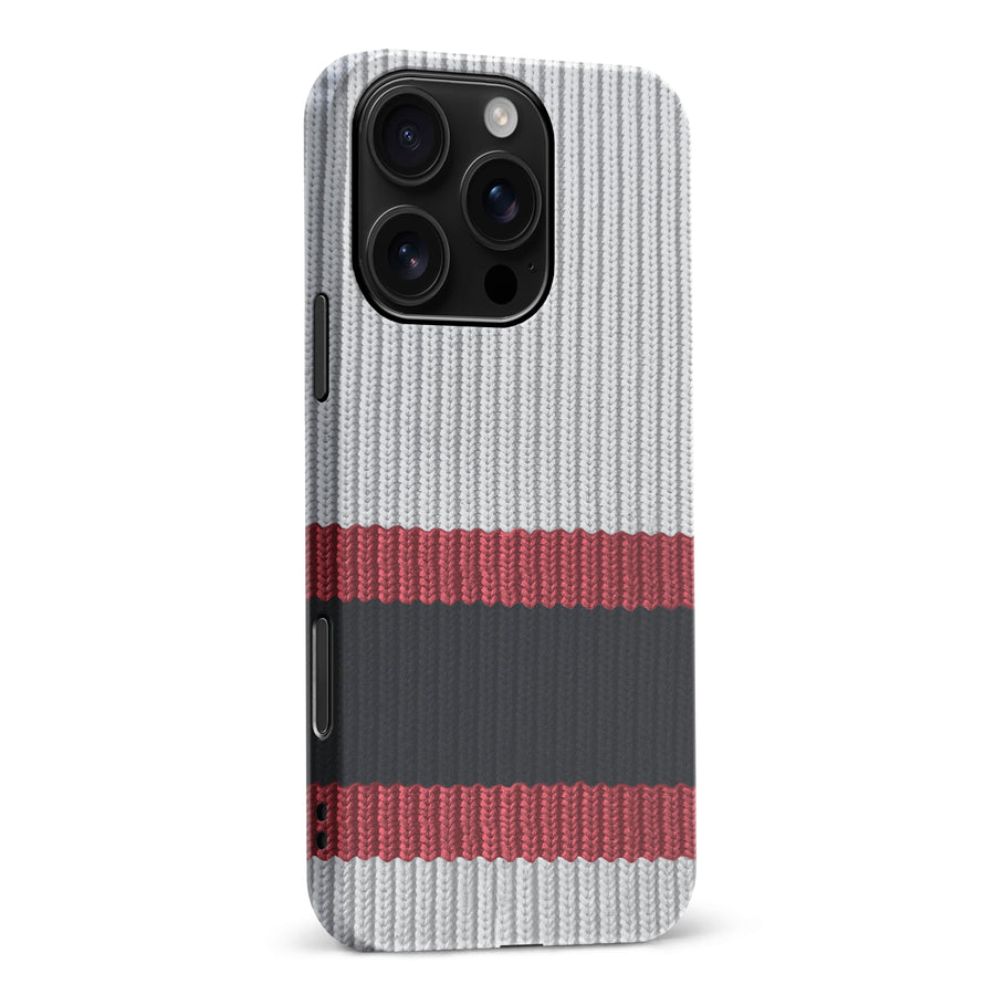 iPhone 16 Pro Max Hockey Sock Phone Case - Ottawa Senators Away