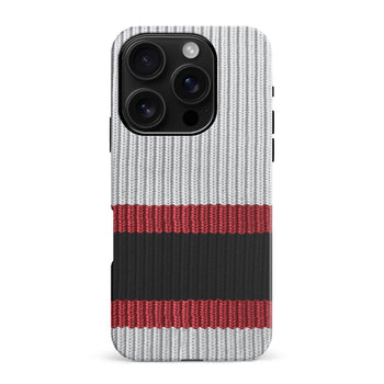 iPhone 16 Pro Max Hockey Sock Phone Case - Ottawa Senators Away