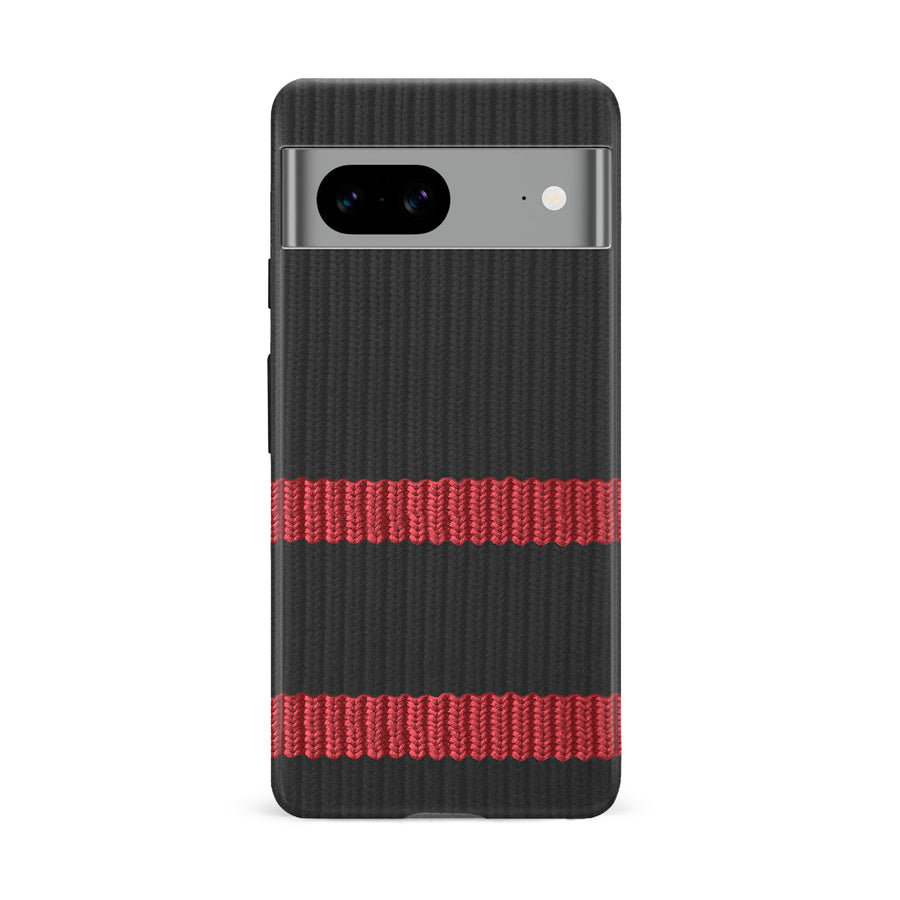 Google Pixel 8A Hockey Sock Phone Case - Ottawa Senators Away