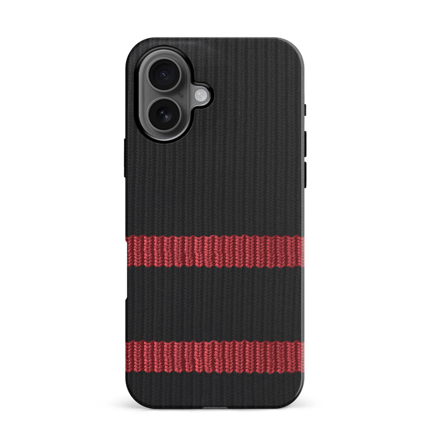 iPhone 16 Hockey Sock Phone Case - Ottawa Senators Home