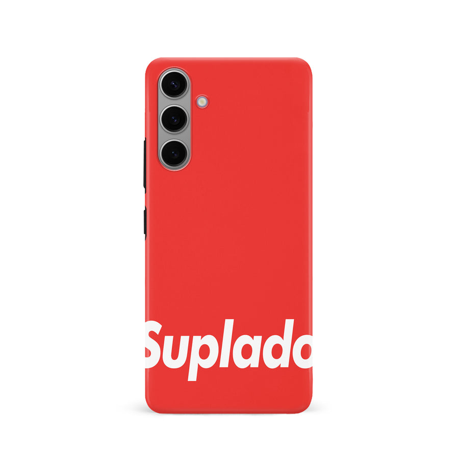 Samsung Galaxy S24 Filipino Suplado Phone Case - Red