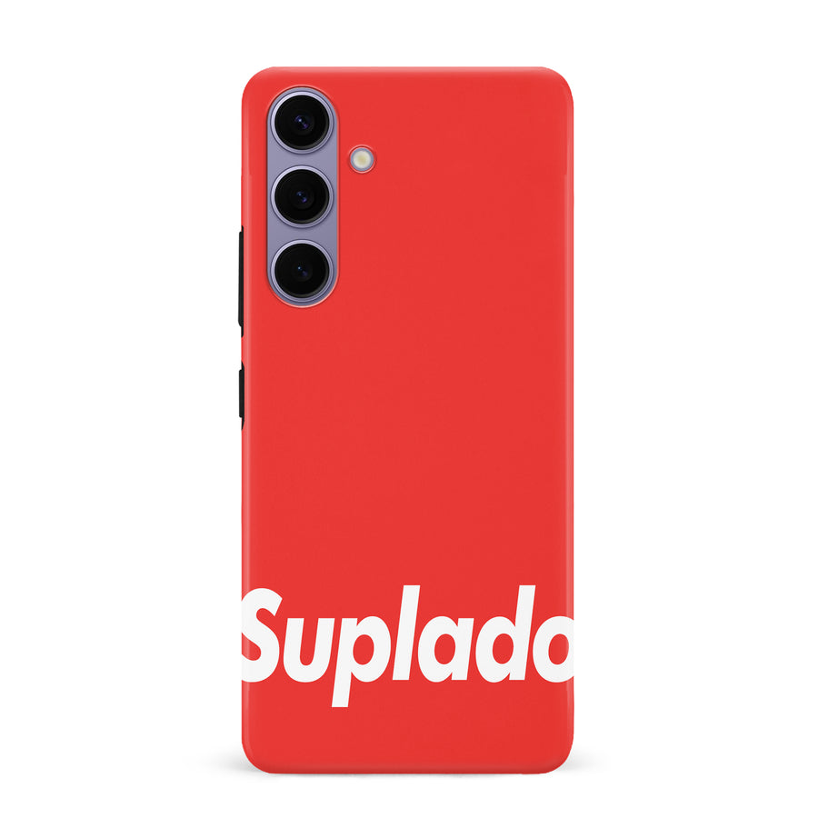 Samsung Galaxy S24 Plus Filipino Suplado Phone Case - Red