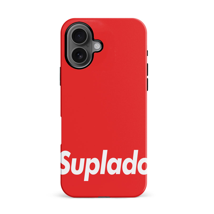 iPhone 16 Filipino Suplado Phone Case - Red