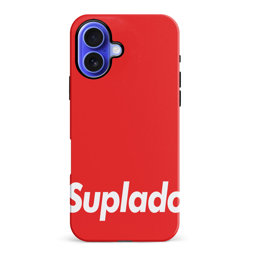 iPhone 16 Plus Filipino Suplado Phone Case - Red