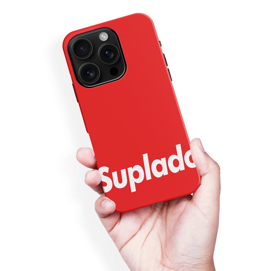 iPhone 16 Pro Max Filipino Suplado Phone Case - Red