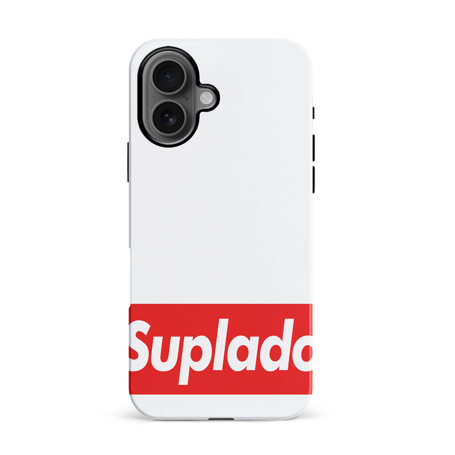 iPhone 16 Filipino Suplado Phone Case - White