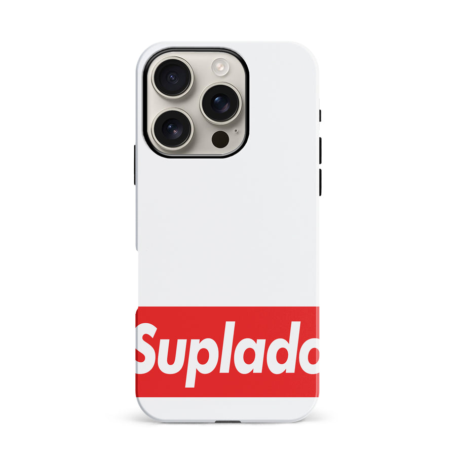 iPhone 16 Pro Filipino Suplado Phone Case - White