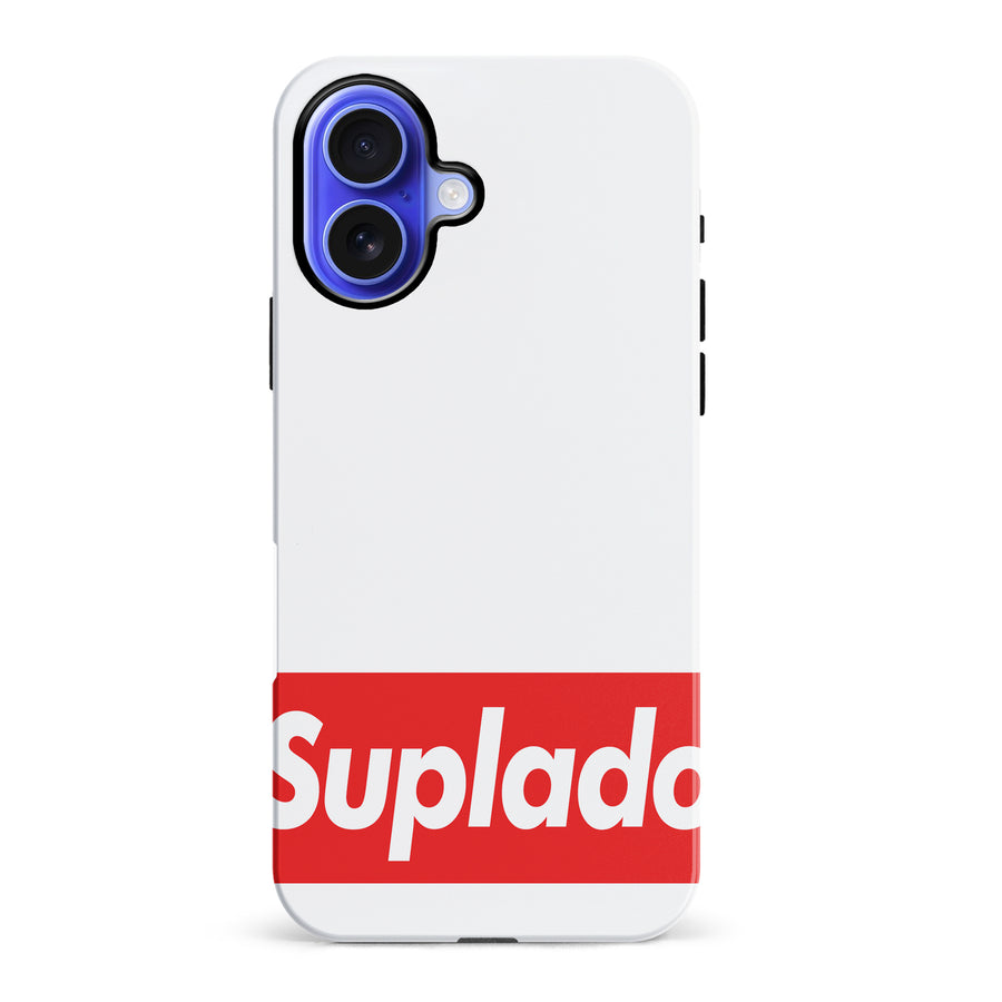 iPhone 16 Plus Filipino Suplado Phone Case - White