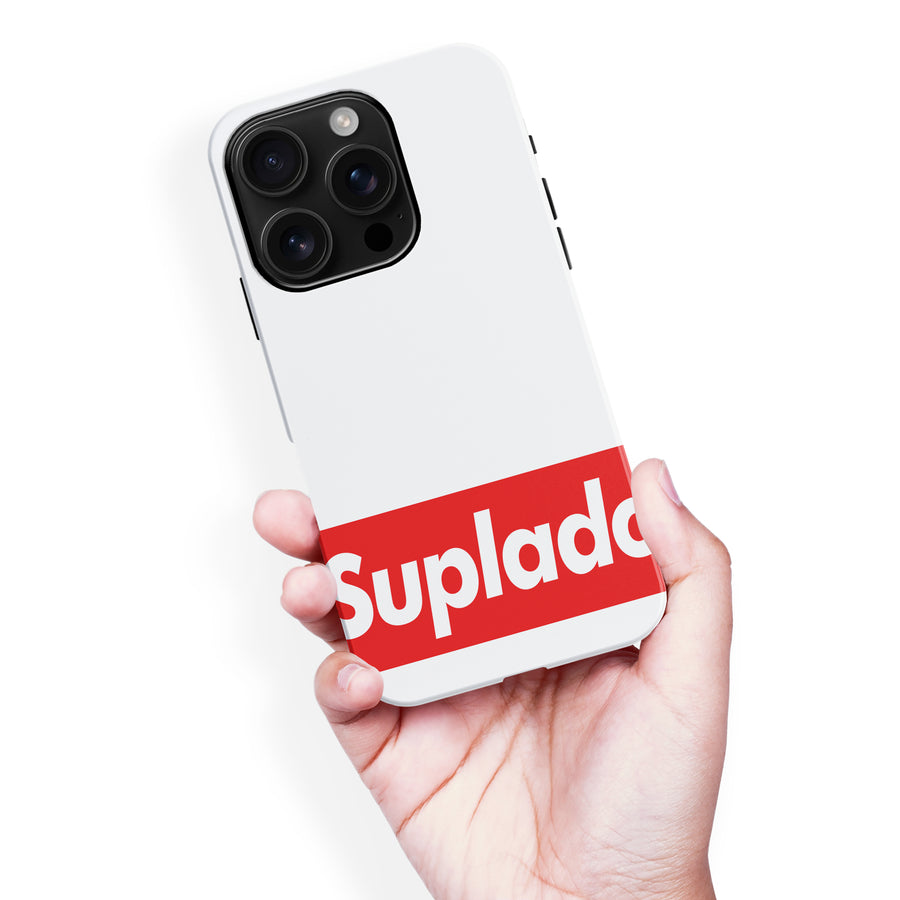 iPhone 16 Pro Max Filipino Suplado Phone Case - White