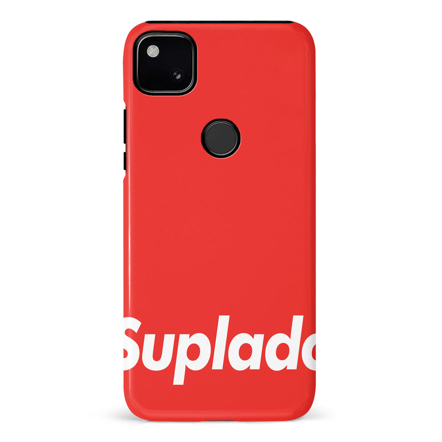 Google Pixel 4A Filipino Suplado Phone Case - Red