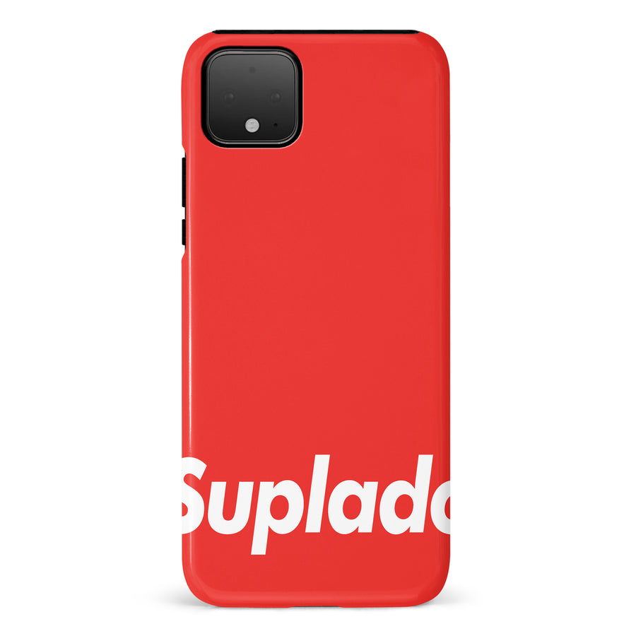 Google Pixel 4 XL Filipino Suplado Phone Case - Red