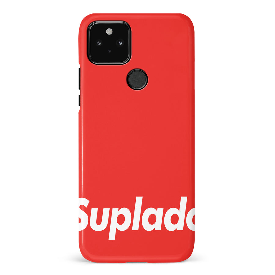 Google Pixel 5 Filipino Suplado Phone Case - Red
