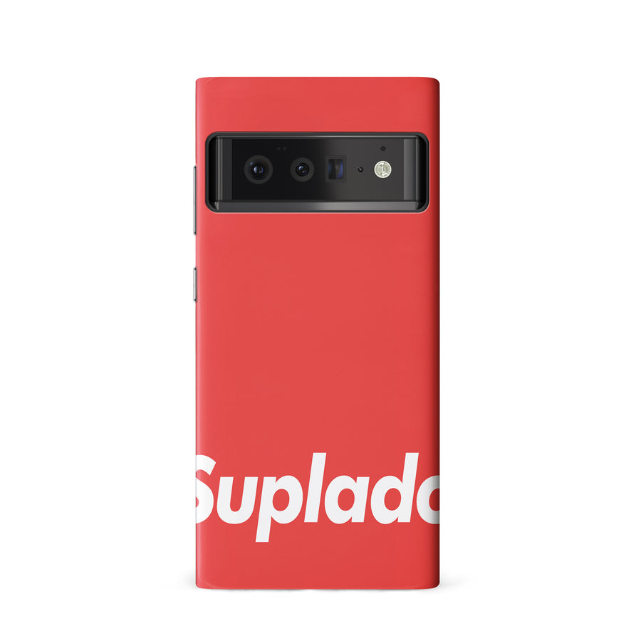Google Pixel 6 Filipino Suplado Phone Case - Red
