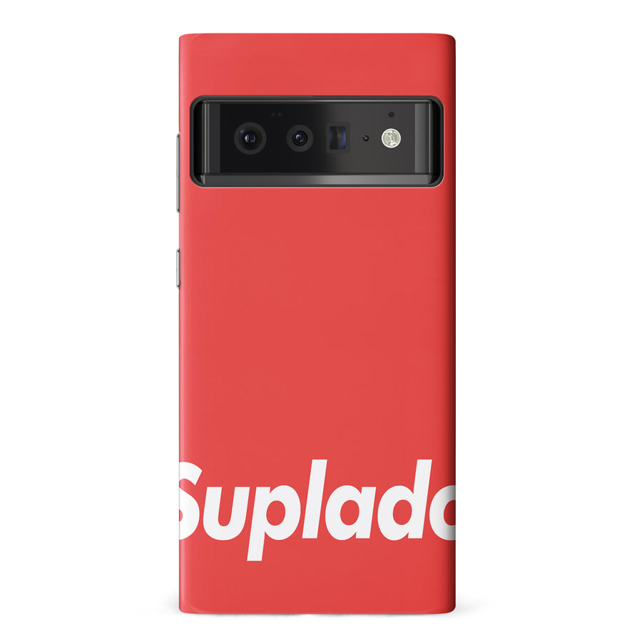 Google Pixel 6 Pro Filipino Suplado Phone Case - Red