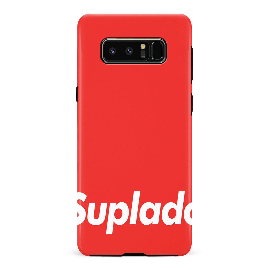 Samsung Galaxy Note 8 Filipino Suplado Phone Case - Red
