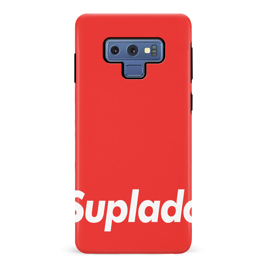 Samsung Galaxy Note 9 Filipino Suplado Phone Case - Red