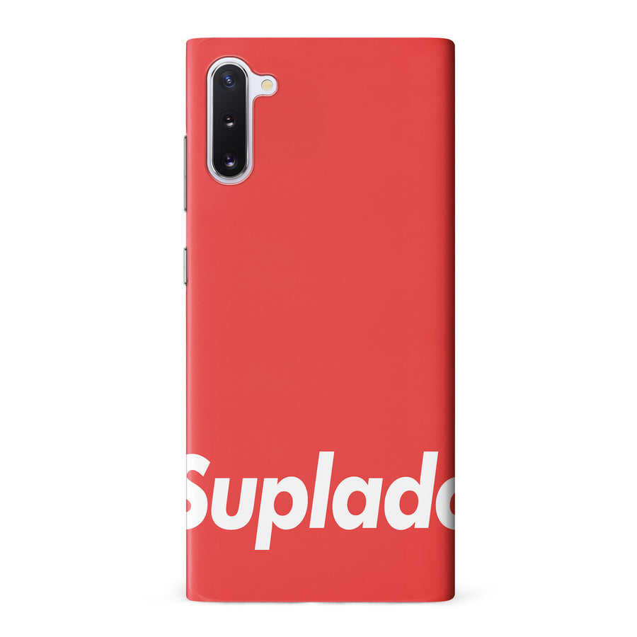 Samsung Galaxy Note 10 Filipino Suplado Phone Case - Red