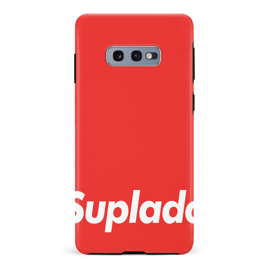 Samsung Galaxy S10e Filipino Suplado Phone Case - Red