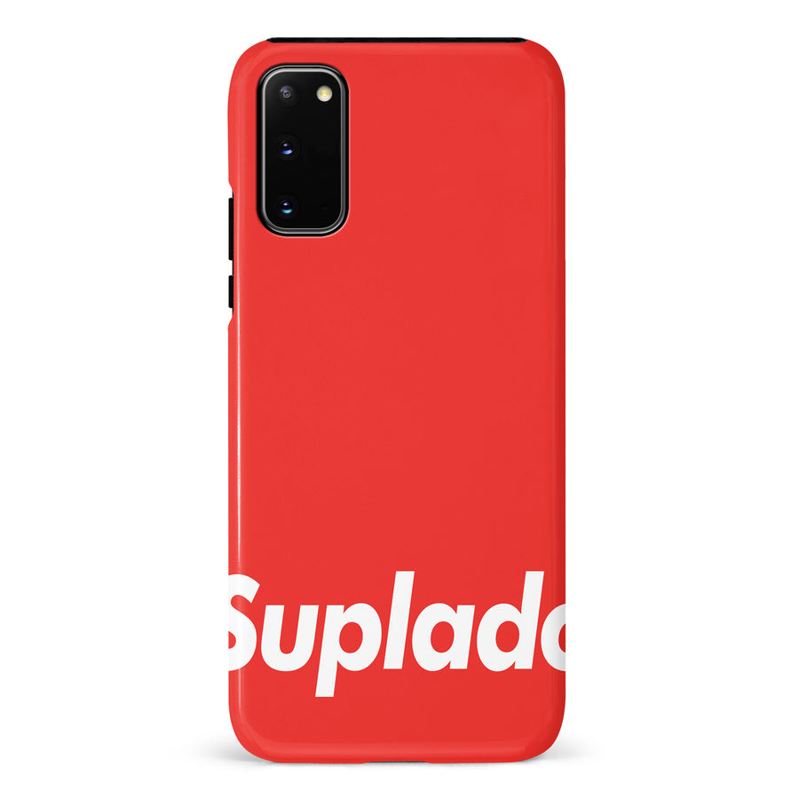Samsung Galaxy S20 Filipino Suplado Phone Case - Red