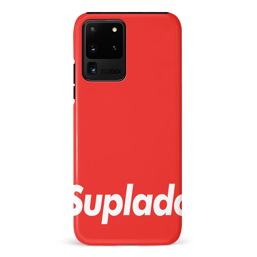 Samsung Galaxy S20 Ultra Filipino Suplado Phone Case - Red