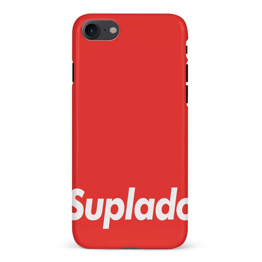 iPhone 7/8/SE Filipino Suplado Phone Case - Red
