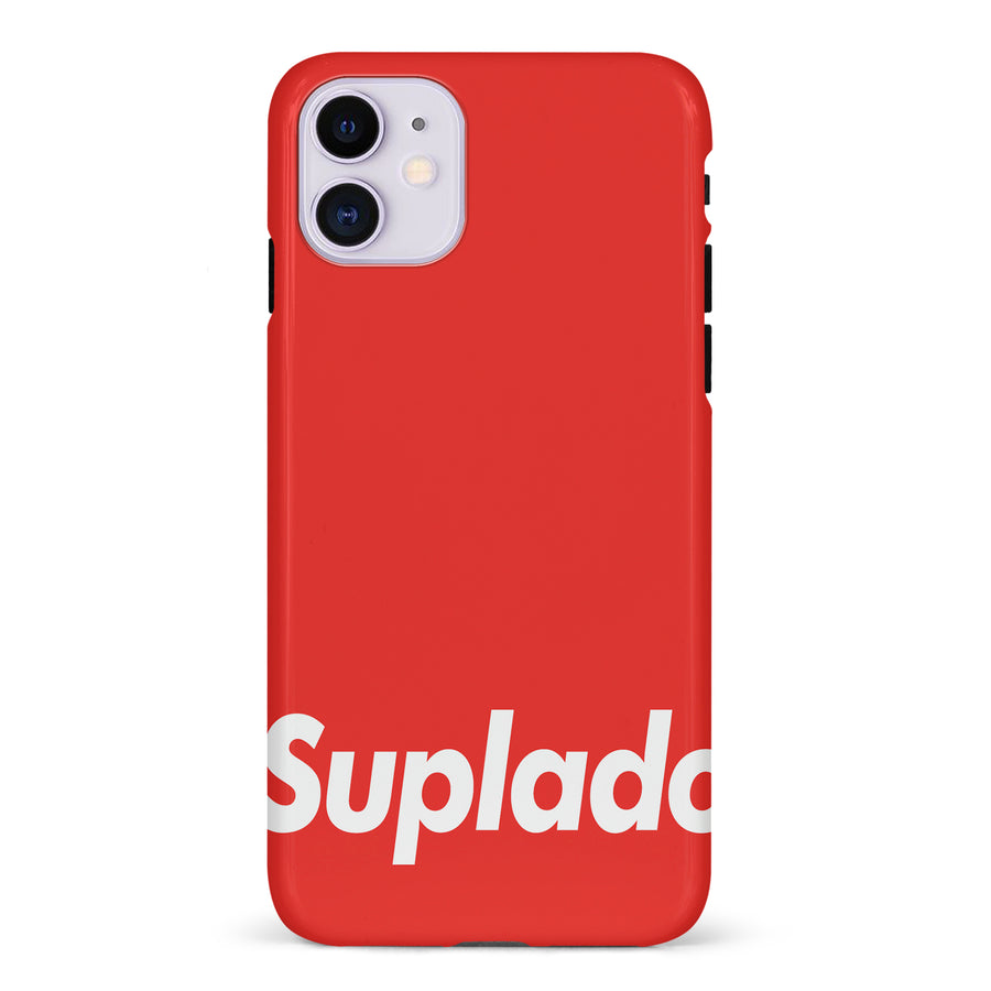 iPhone 11 Filipino Suplado Phone Case - Red