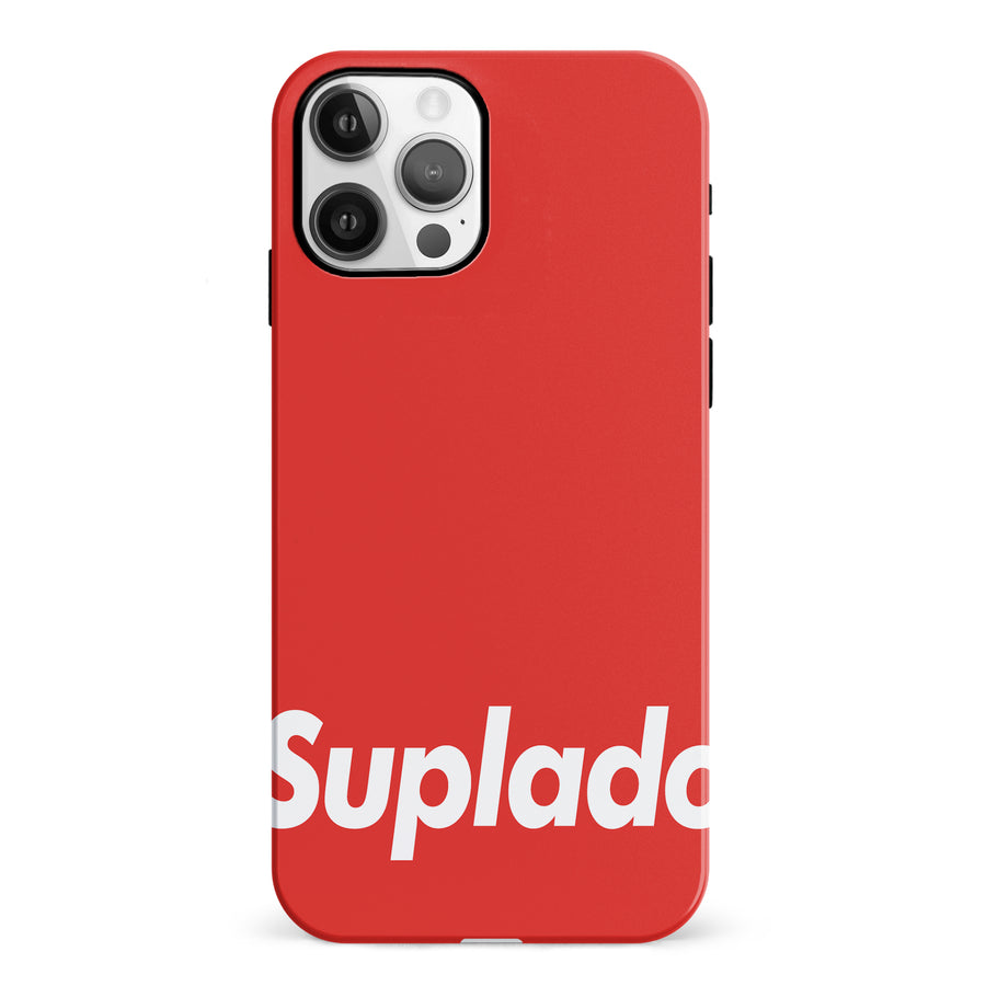 iPhone 12 Filipino Suplado Phone Case - Red