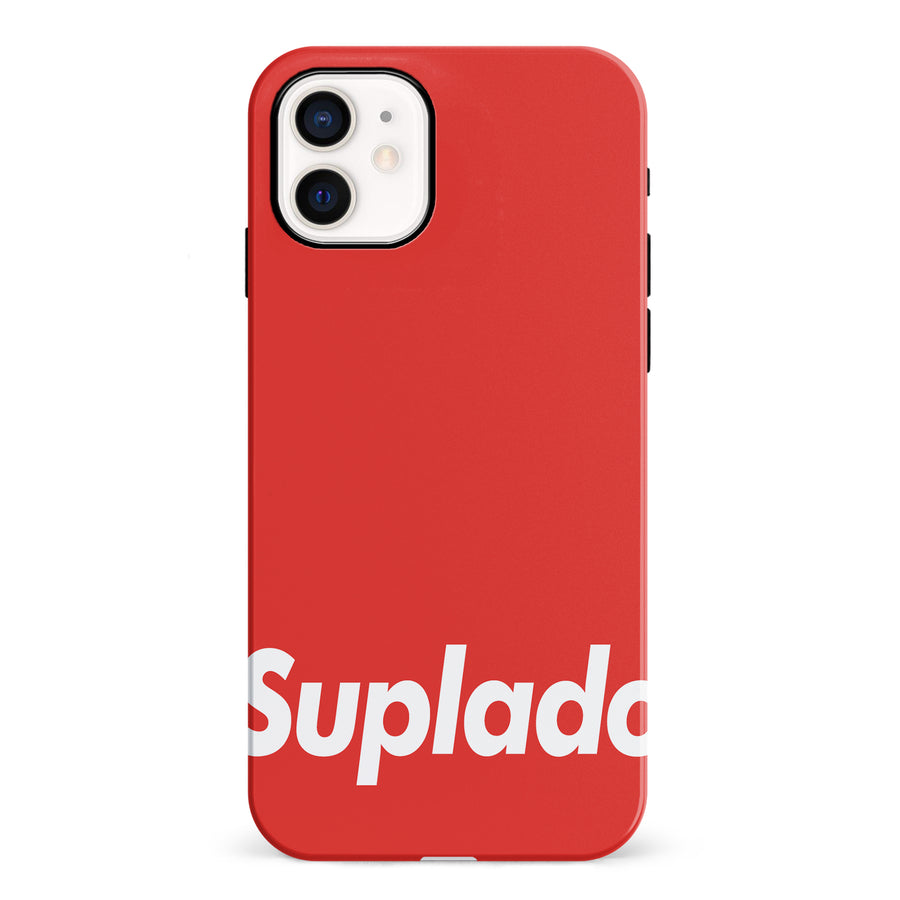 iPhone 12 Mini Filipino Suplado Phone Case - Red