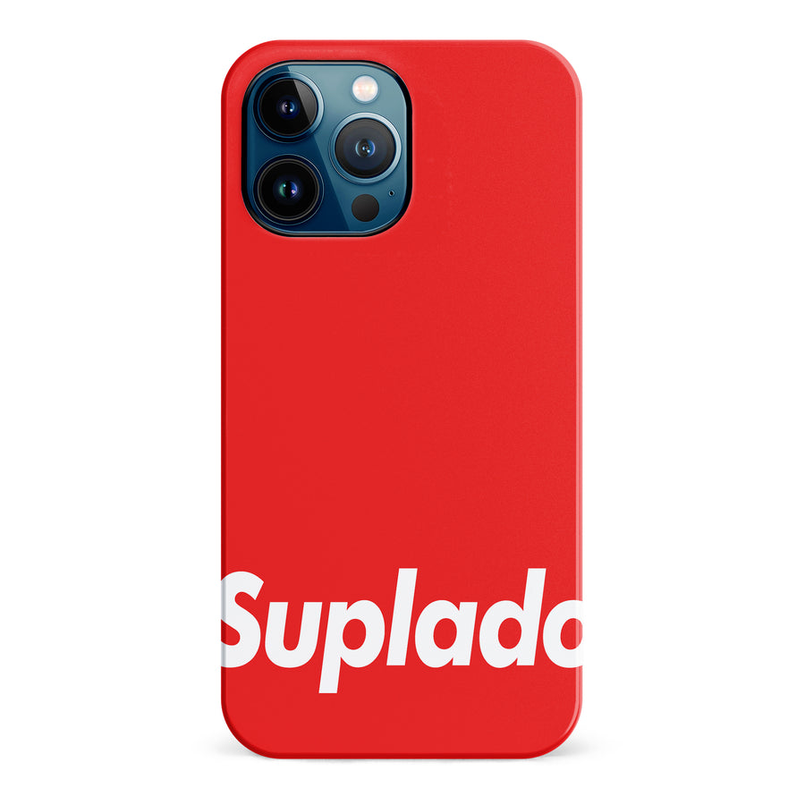 iPhone 12 Pro Max Filipino Suplado Phone Case - Red