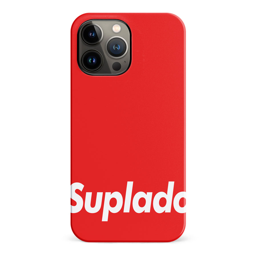 iPhone 13 Pro Max Filipino Suplado Phone Case - Red