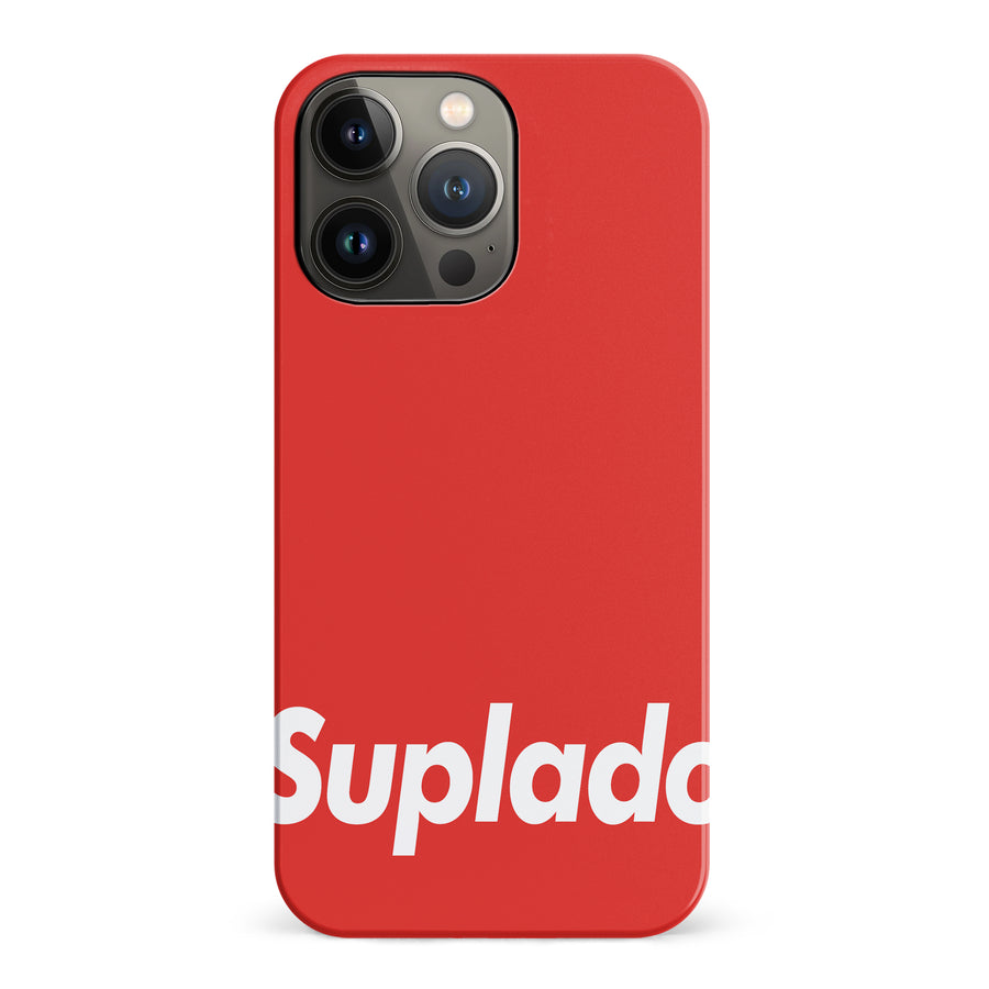 iPhone 14 Pro Filipino Suplado Phone Case - Red