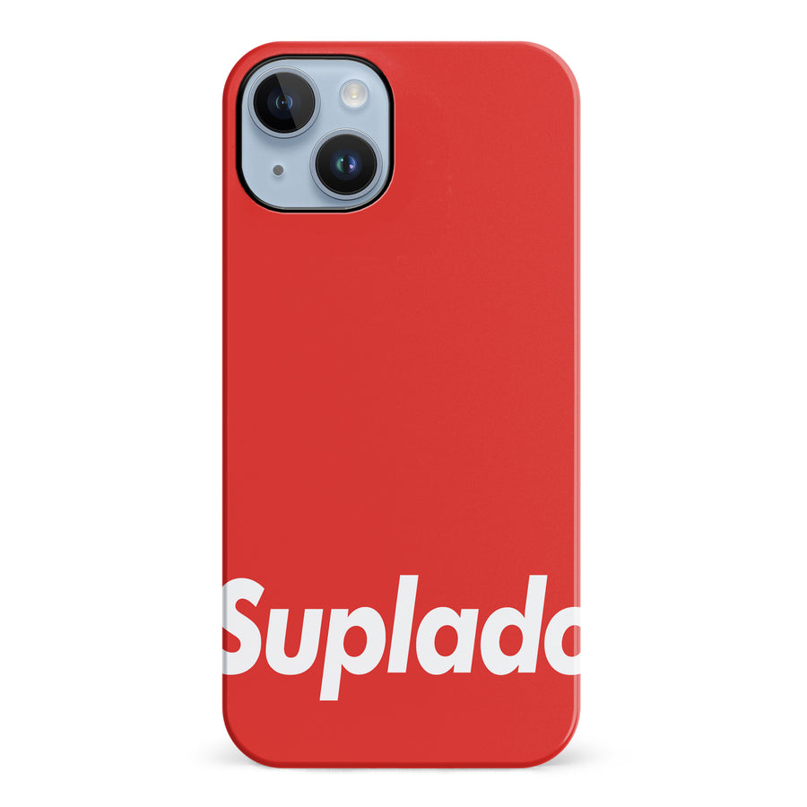 iPhone 14 Plus Filipino Suplado Phone Case - Red